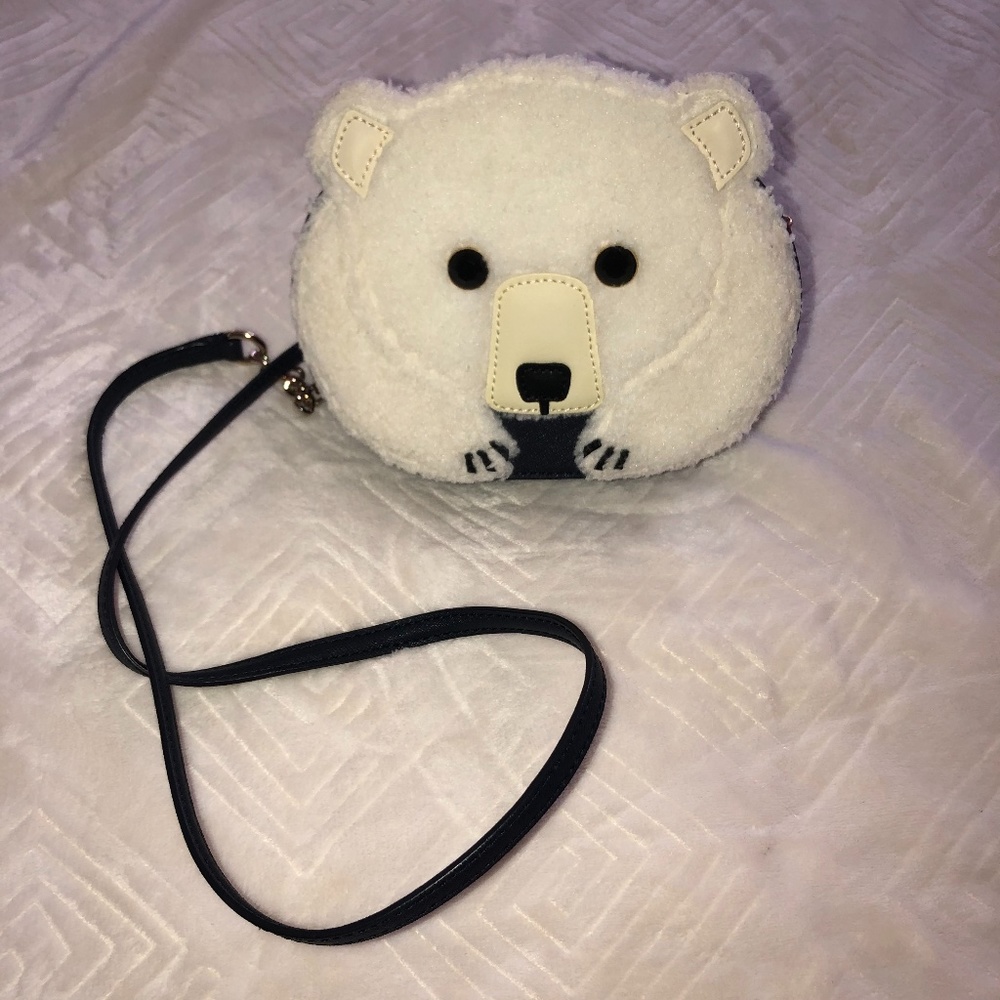 Kate Spade Cross Body Navel Blue Polar Bear Bag